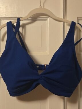 Royal Blue Bikini Top